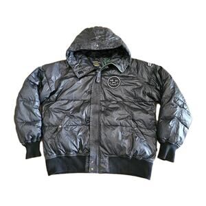 ALPHA INDUSTRIES Combat N-2B Short Waist Down Parka Black/Forest Green size 3XL